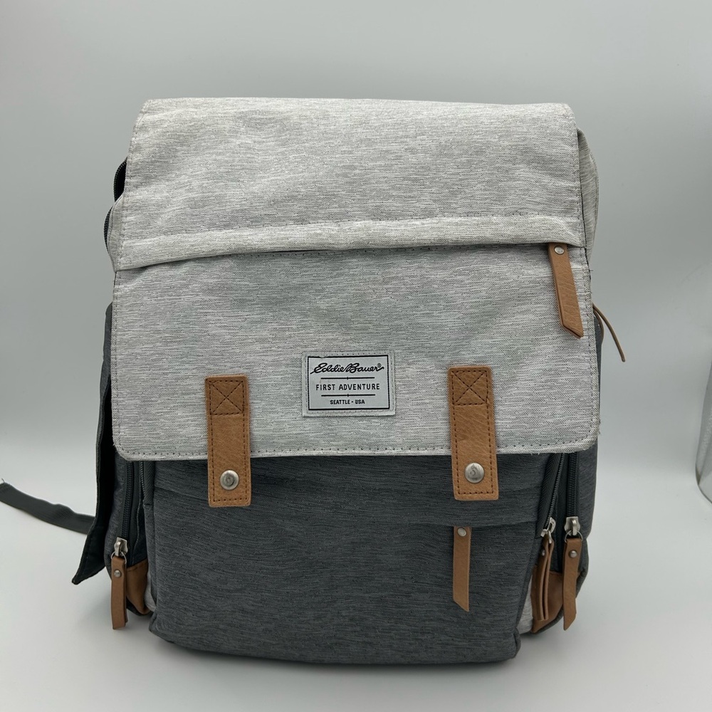 Eddie Bauer Cascade Back Pack Diaper Bag - Gray